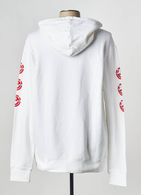 Sweat-shirt blanc ELEMENT pour homme