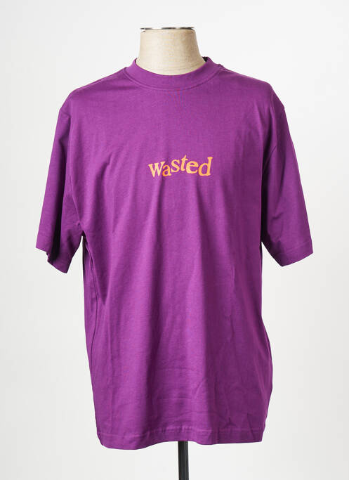 T-shirt violet WASTED PARIS pour homme