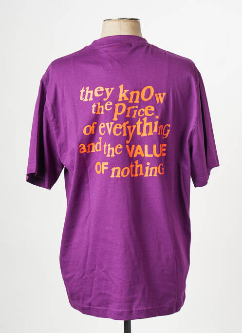 T-shirt violet WASTED PARIS pour homme