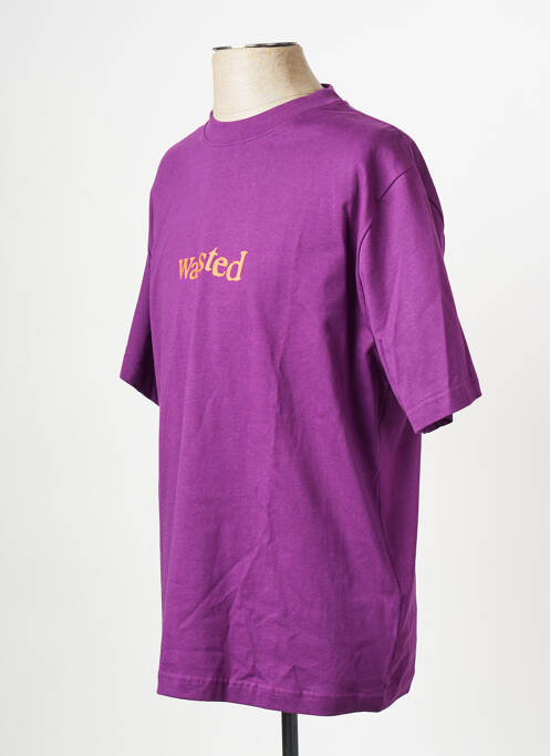 T-shirt violet WASTED PARIS pour homme
