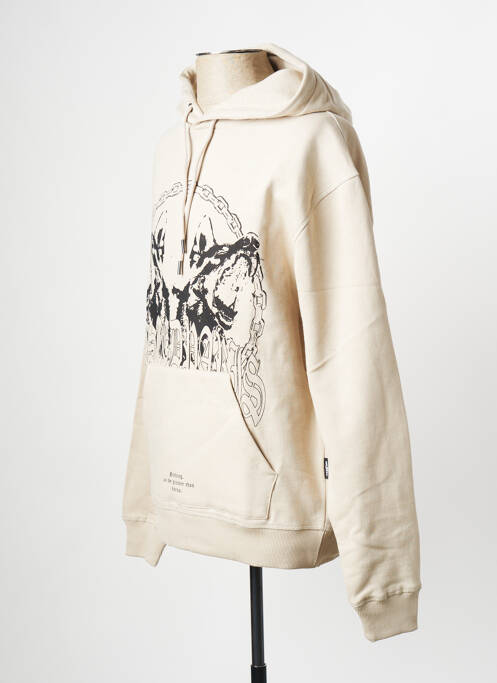 Sweat-shirt beige WASTED PARIS pour homme