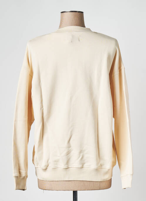 Sweat-shirt beige THINKING MU pour femme