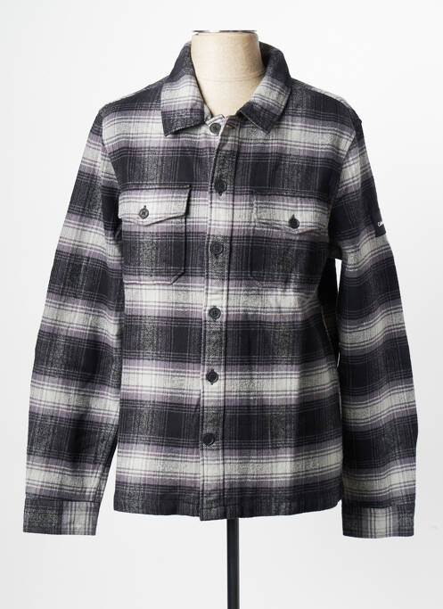 Chemise manches longues noir CALVIN KLEIN pour homme