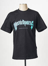T-shirt noir WASTED PARIS homme