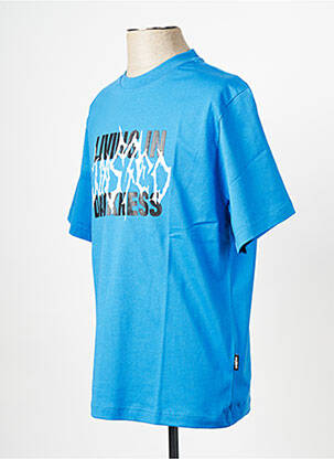 T-shirt bleu WASTED PARIS homme