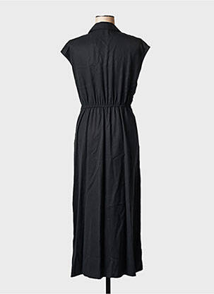 Robe longue col v noir CALVIN KLEIN femme