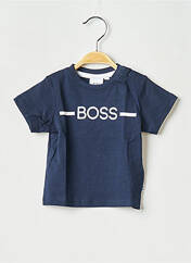 T-shirt bleu HUGO BOSS pour garçon seconde vue