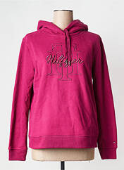 Sweat-shirt à capuche rouge TOMMY HILFIGER pour femme seconde vue