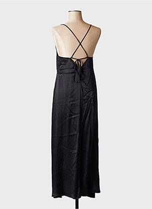 Robe longue col v noir VILA femme