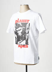 T-shirt blanc ELEMENT pour homme seconde vue