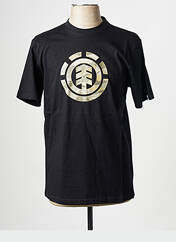 T-shirt noir ELEMENT pour homme seconde vue