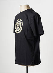 T-shirt noir ELEMENT pour homme seconde vue