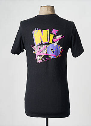 T-shirt col rond noir NIKE homme