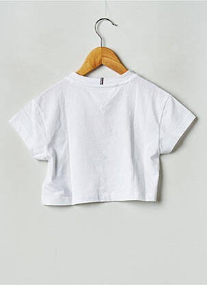 T-shirt col rond blanc TOMMY HILFIGER enfant