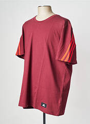 T-shirt rouge ADIDAS pour homme seconde vue