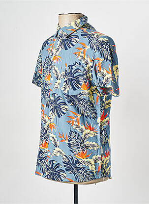 Chemise manches courtes bleu BLEND homme