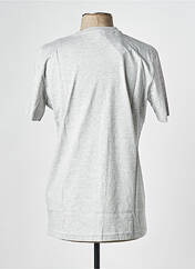T-shirt gris SELECTED pour homme seconde vue