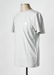 T-shirt gris SELECTED pour homme seconde vue