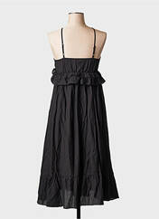 Robe mi-longue noir SEE U SOON pour femme seconde vue