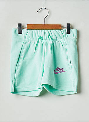 Short vert NIKE pour fille