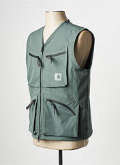 Gilet sans manche vert CARHARTT pour homme seconde vue