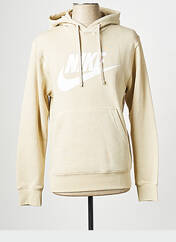 Sweat-shirt beige NIKE pour homme seconde vue