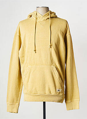 Sweat-shirt jaune REEBOK pour homme