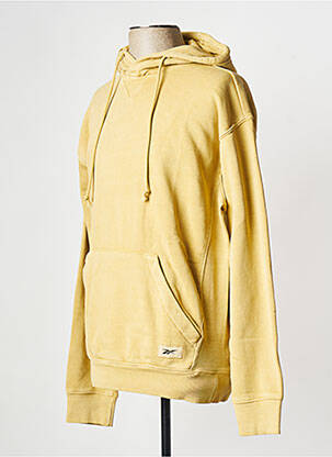 Sweat-shirt jaune REEBOK homme
