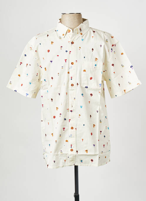 Chemise manches courtes blanc ELEMENT pour homme