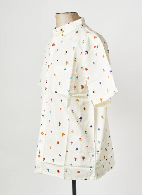 Chemise manches courtes blanc ELEMENT pour homme