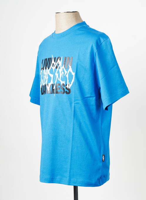T-shirt bleu WASTED PARIS pour homme