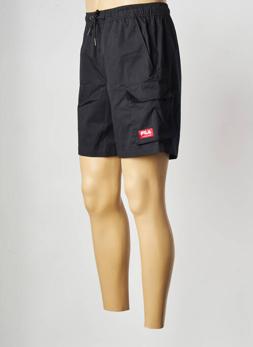 Short noir FILA pour homme