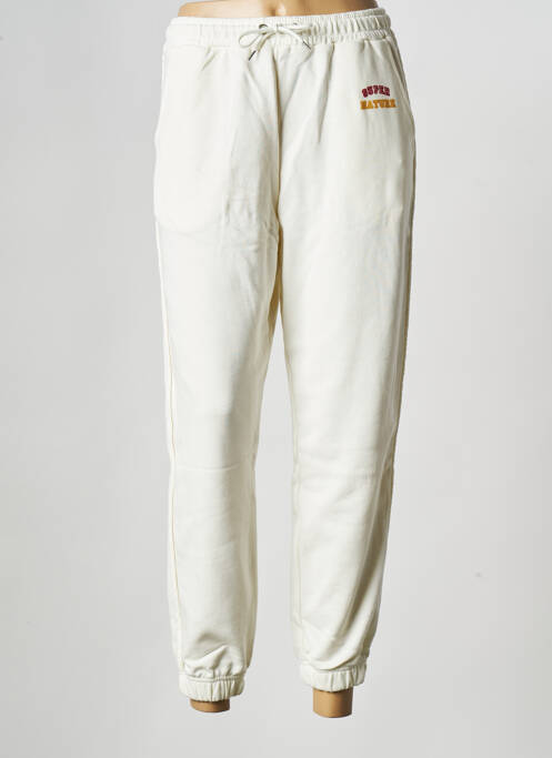 Jogging blanc LA PETITE FRANCAISE pour femme