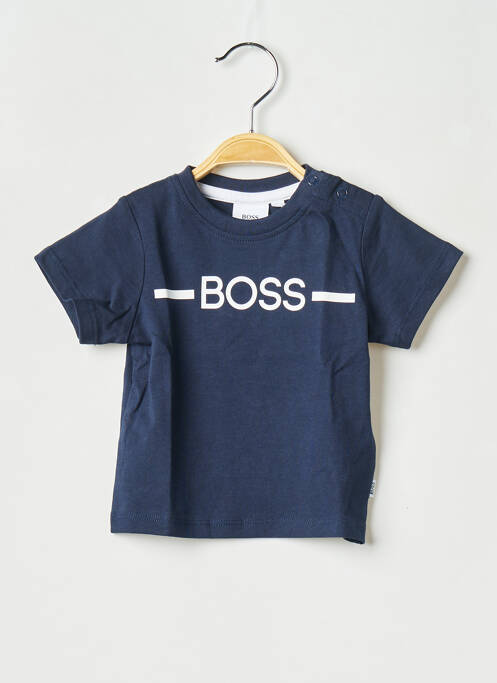 T-shirt bleu HUGO BOSS pour garçon