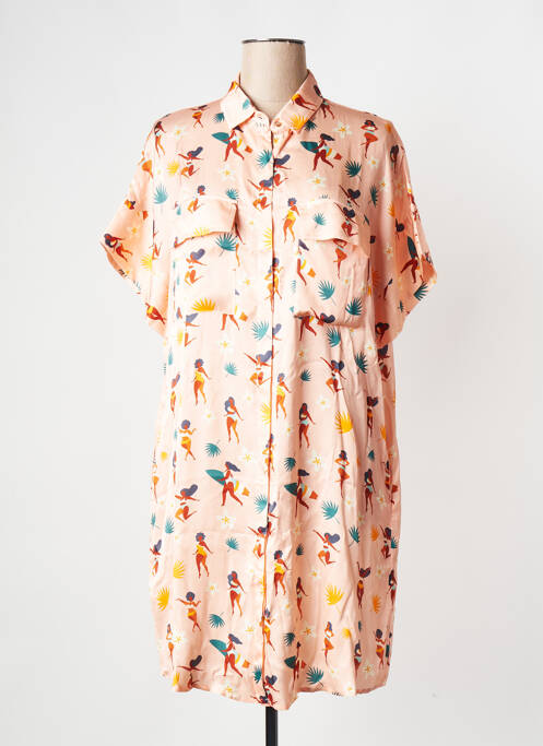 Robe courte rose WILD pour femme