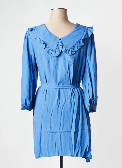 Robe courte bleu SEE U SOON pour femme