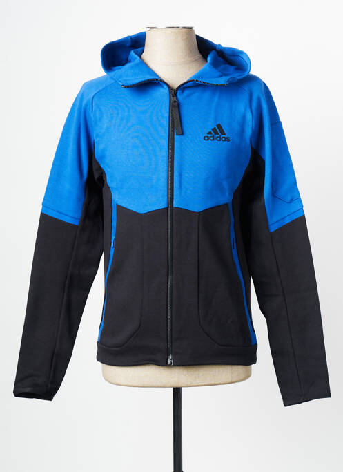 Veste casual bleu ADIDAS pour homme