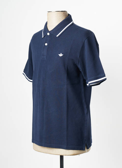 Polo bleu DOCKERS pour homme