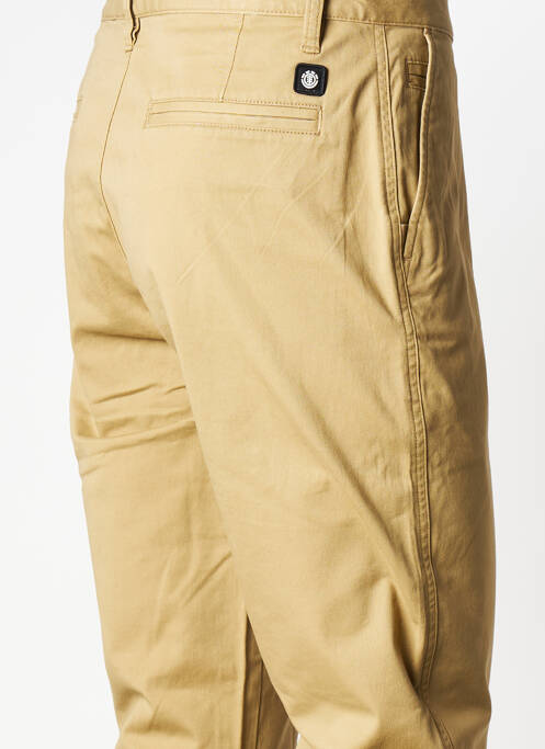 Pantalon chino beige ELEMENT pour homme