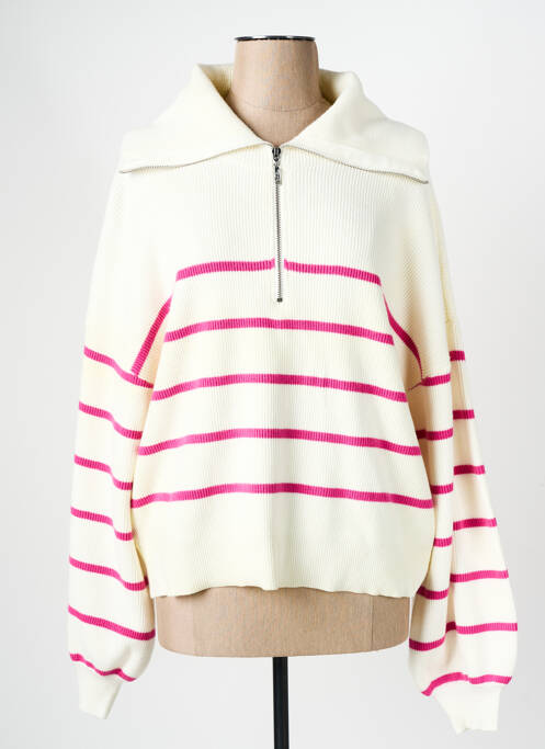 Pull col v blanc Y.A.S femme