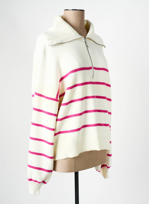 Pull col v blanc Y.A.S femme