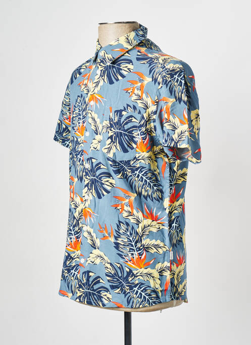 Chemise manches courtes bleu BLEND pour homme