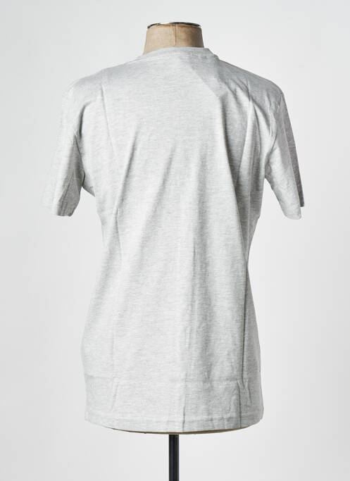 T-shirt gris SELECTED pour homme