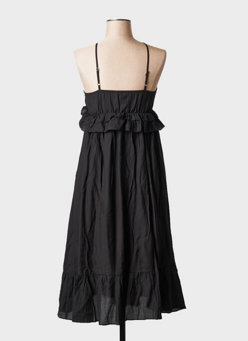 Robe mi-longue noir SEE U SOON pour femme
