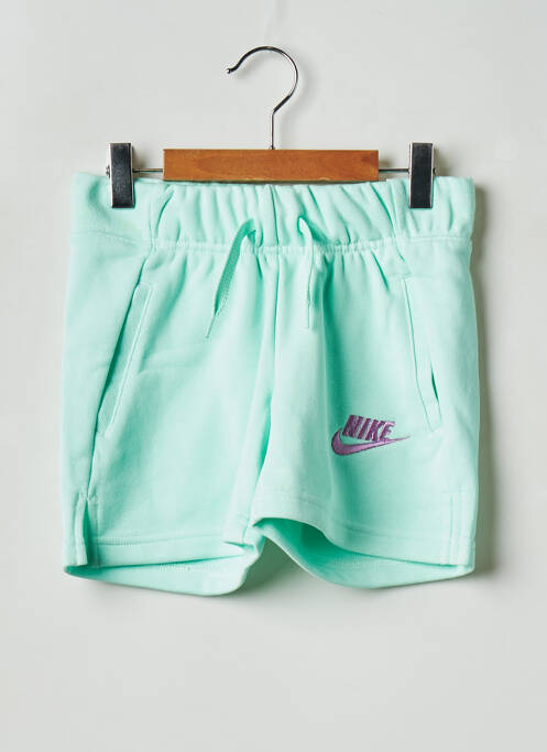 Short vert NIKE pour fille