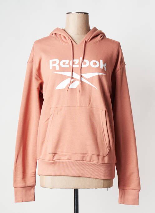 Sweat-shirt à capuche rose REEBOK pour femme