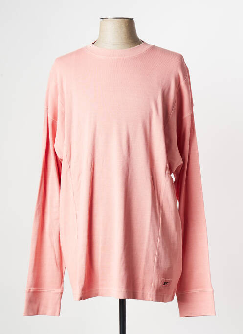 Sweat-shirt orange REEBOK pour homme