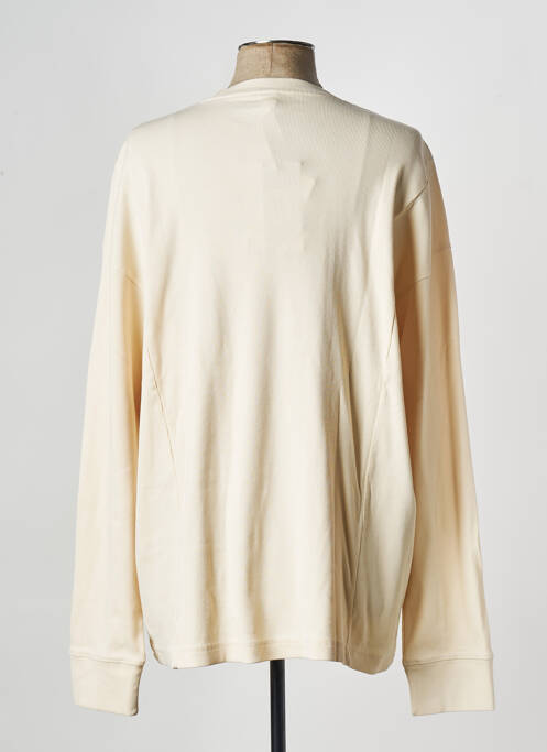 Sweat-shirt beige REEBOK pour homme