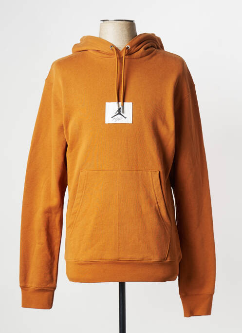 Sweat-shirt orange JORDAN pour homme