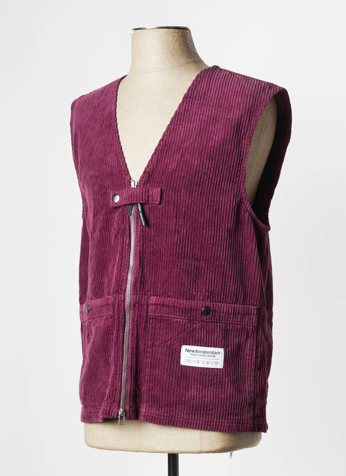 Gilet sans manche marron NEW AMSTERDAM SURF ASSOCIATION pour homme